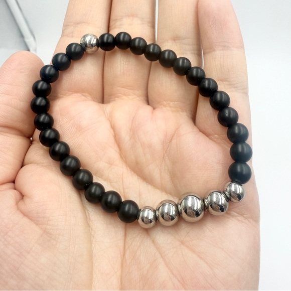 Eye of Horus Protection Elegant Red and Black Gemstone Beaded Bracelet Sets - Picture 9 of 11